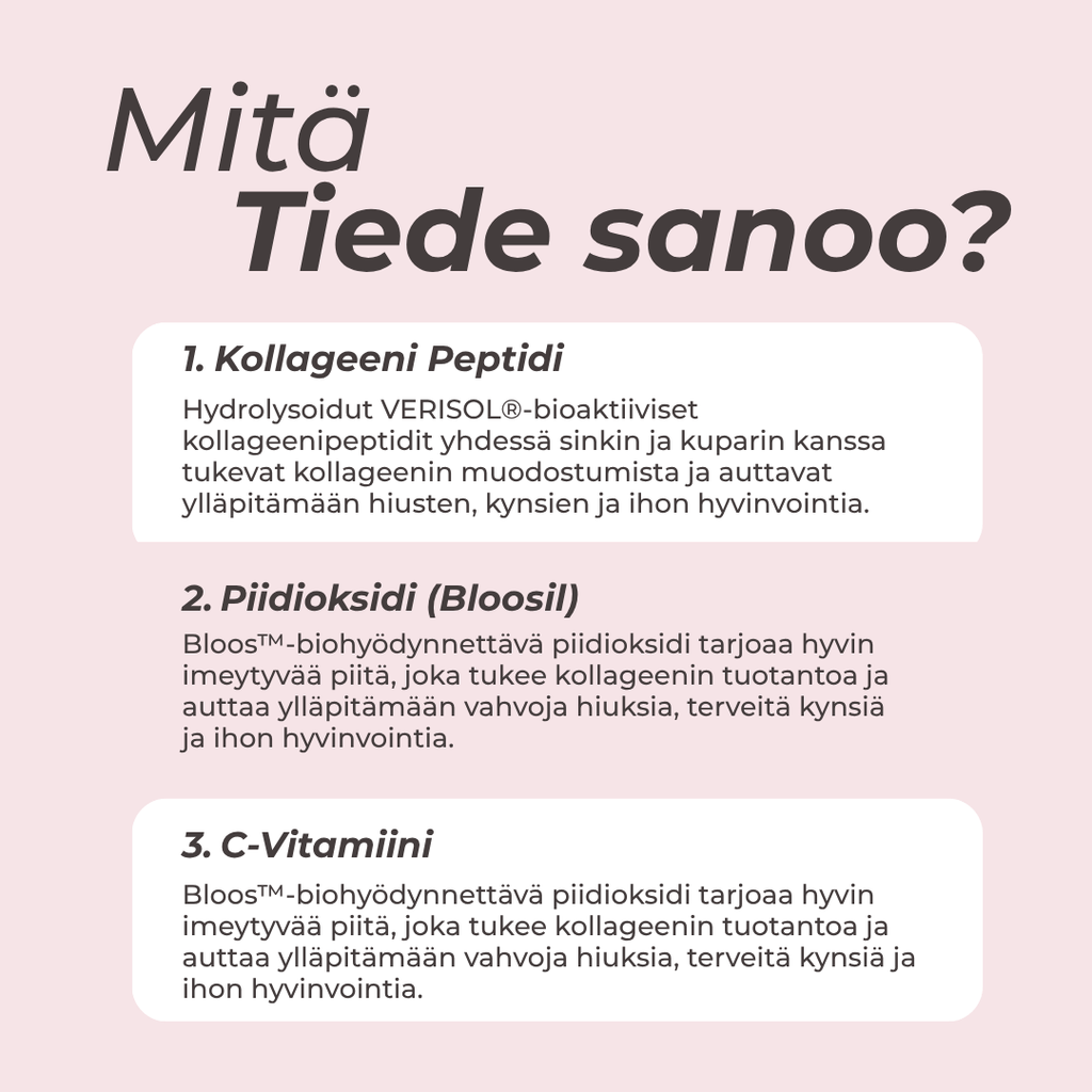 Ihon, Hiusten & Kynsien Terveyspaketti