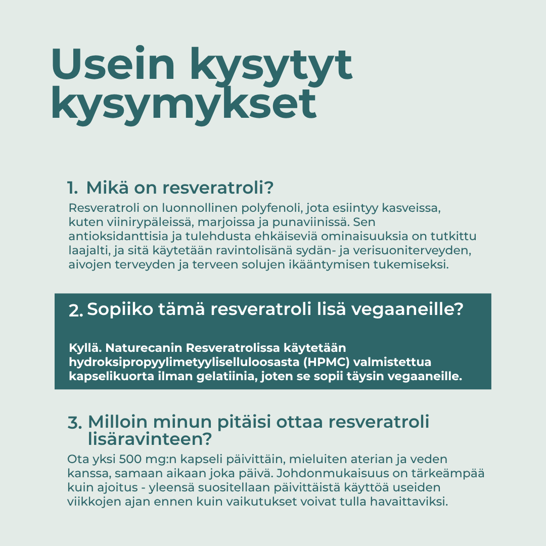 mikä on Resveratroli 
