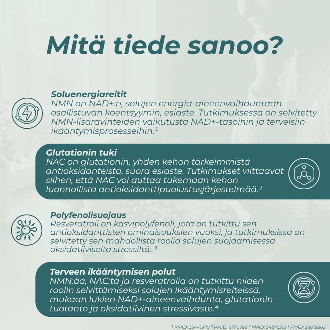 mitä tiede sanoo Anti-Aging 