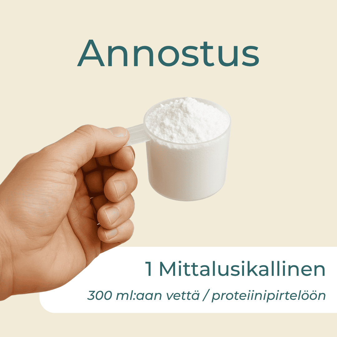 annostus kananmunajauhe