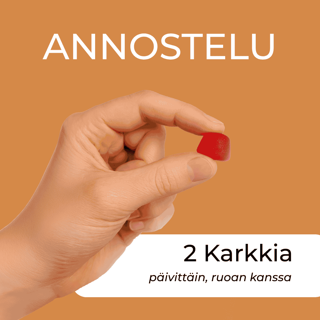 Reishi karkit annostelu