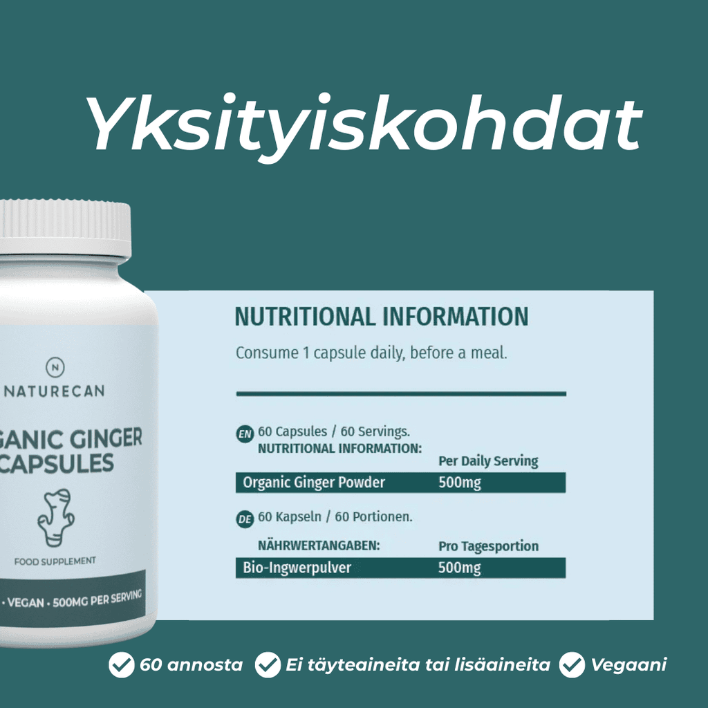 vegaani Inkivääri