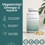 Naturecanin Vegaaniset Omega-3 Kapselit