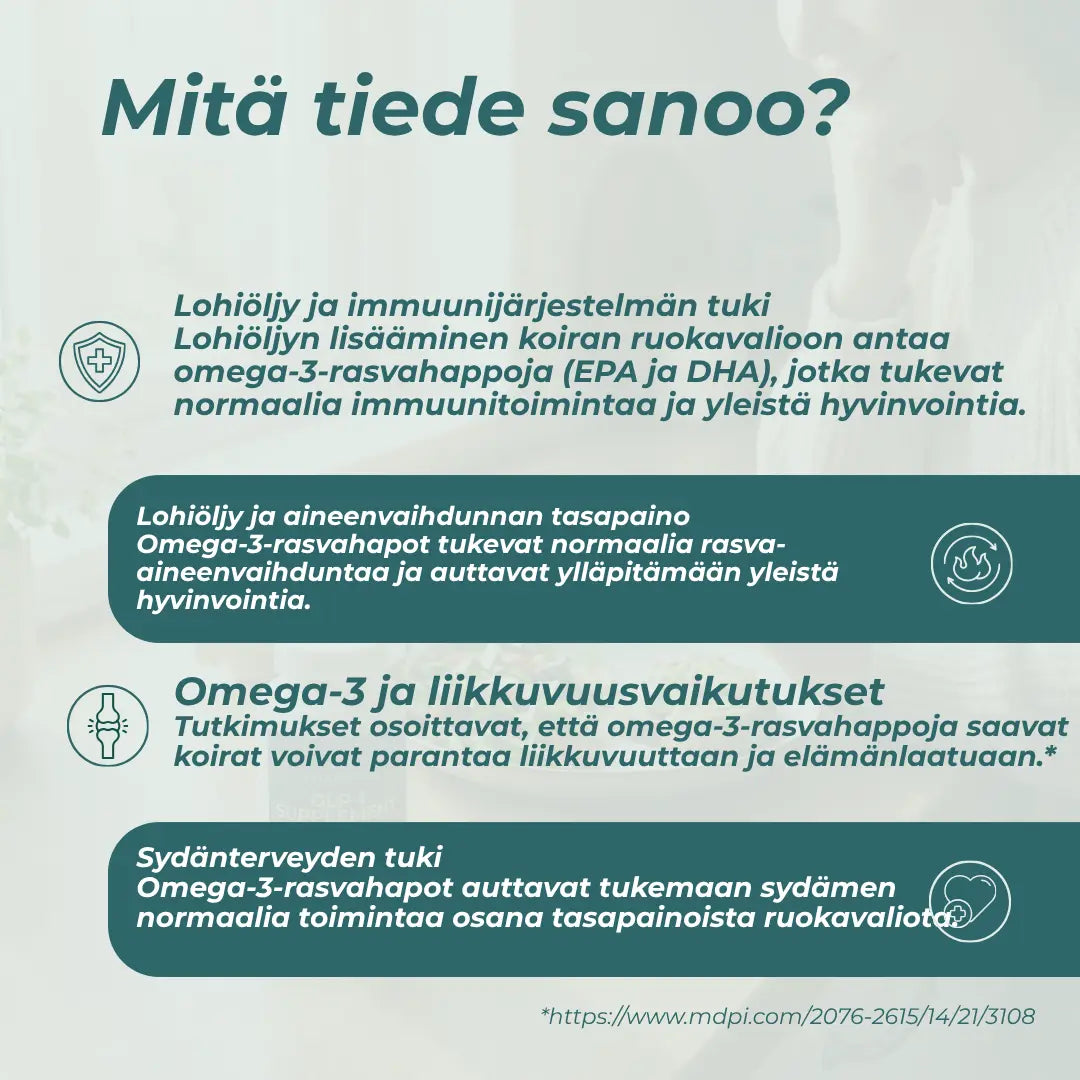 Lohiöljy koiralle tutkimus