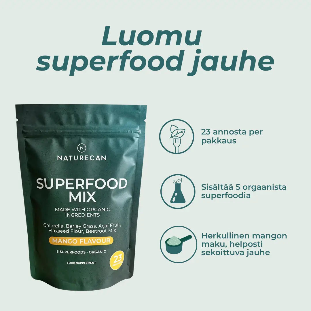 Luomu Superfood Jauhe