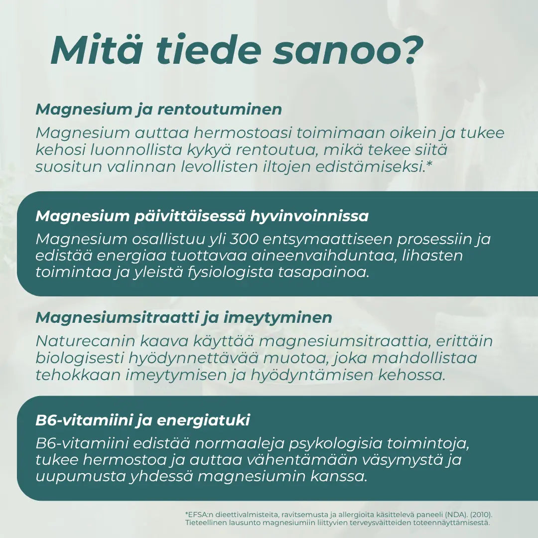 Magnesium tutkimus