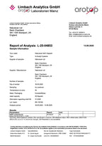 NAC Analyysitodistus